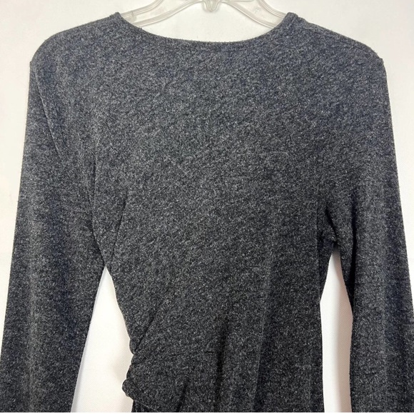 T Alexander Wang CharcoalGray Long Sleeve Top - Picture 6 of 8